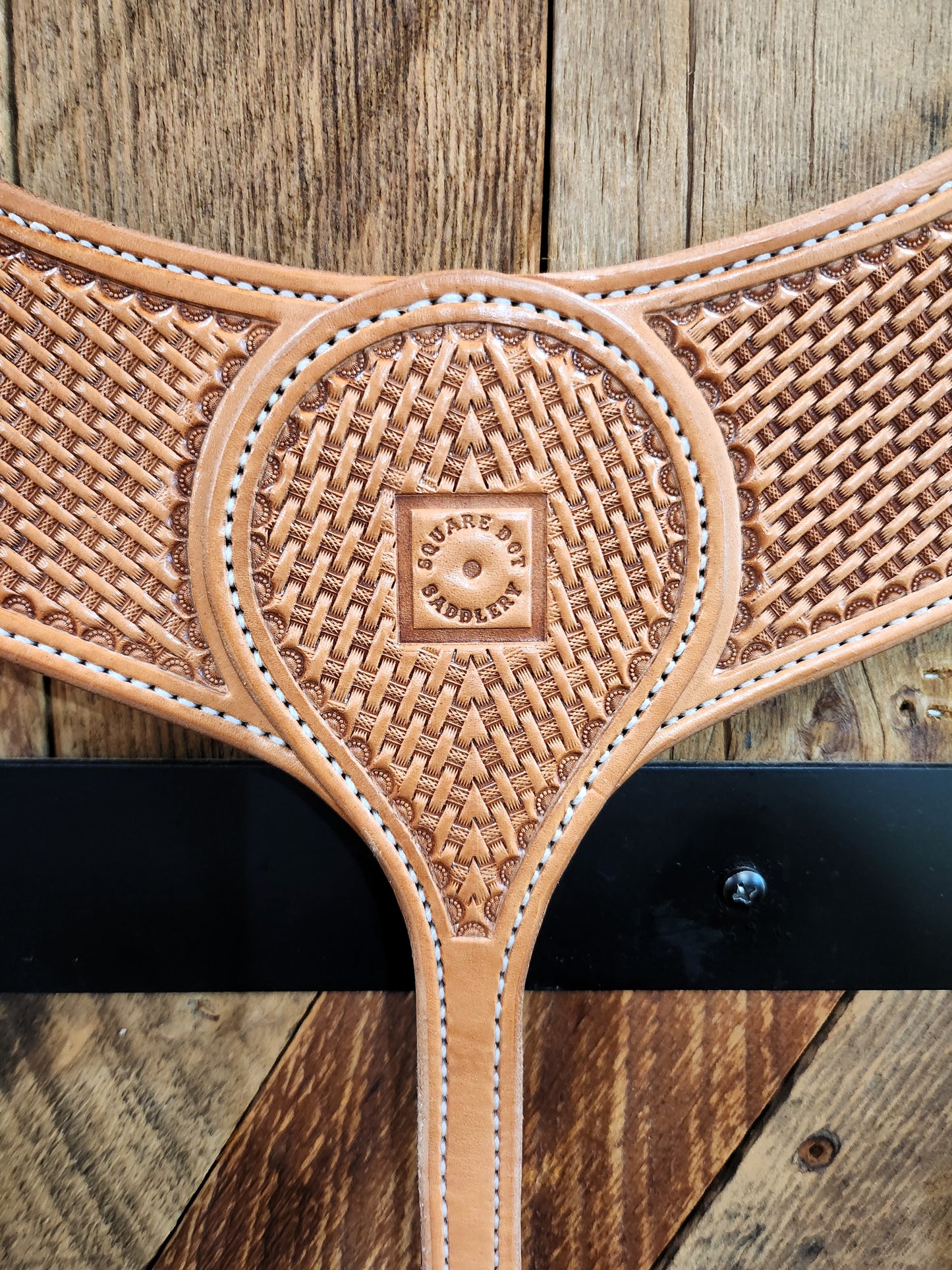 Basket Stamped Martingale w/Stainless Hardware