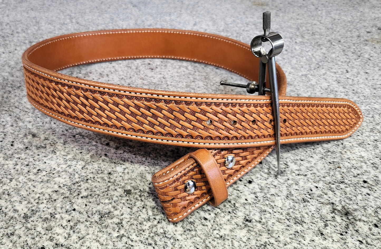 Basket Stamped Work Belt