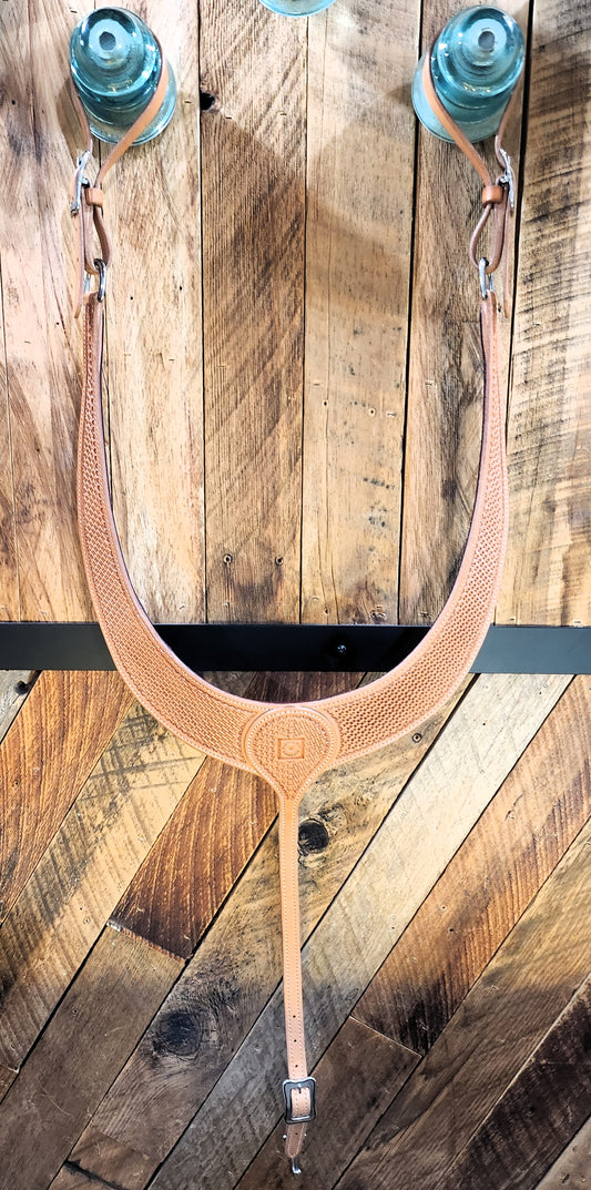 Basket Stamped Martingale w/Stainless Hardware